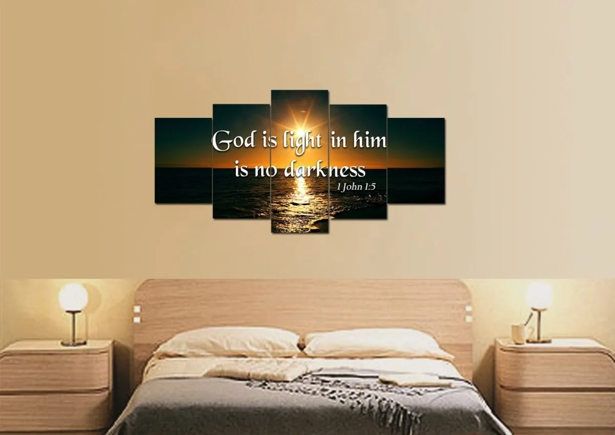 1 John 15 Canvas Wall Art Print - Christian Canvas Wall Art