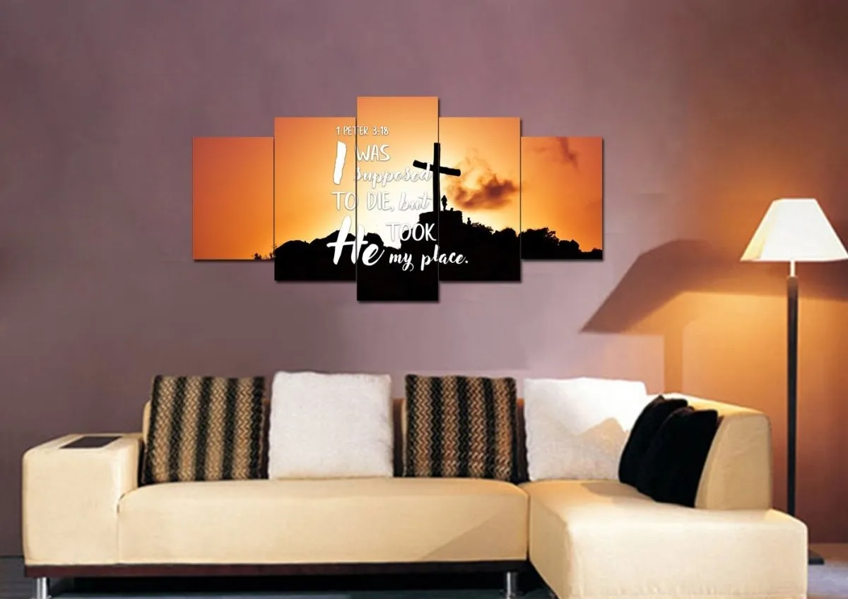 1 Peter 318 Canvas Wall Art Print - Christian Canvas Wall Art