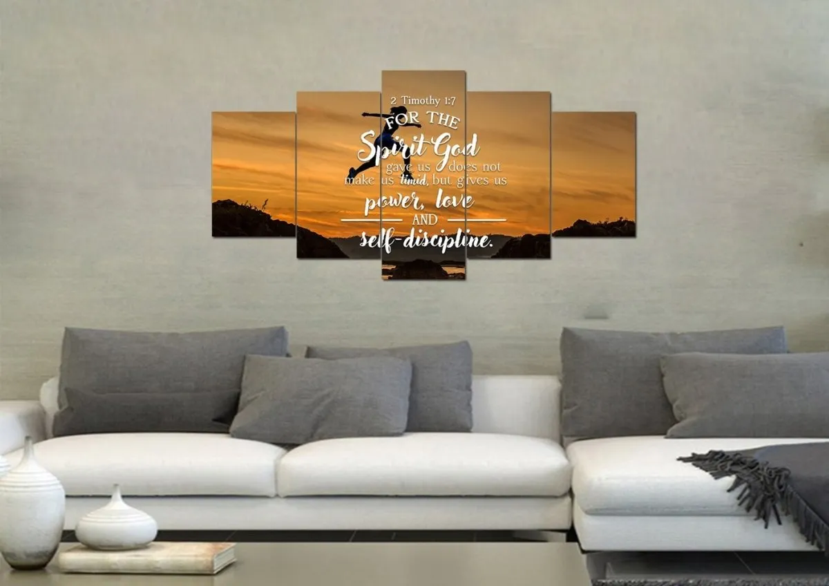 2 Timothy 17 Canvas Wall Art Print - Christian Canvas Wall Art