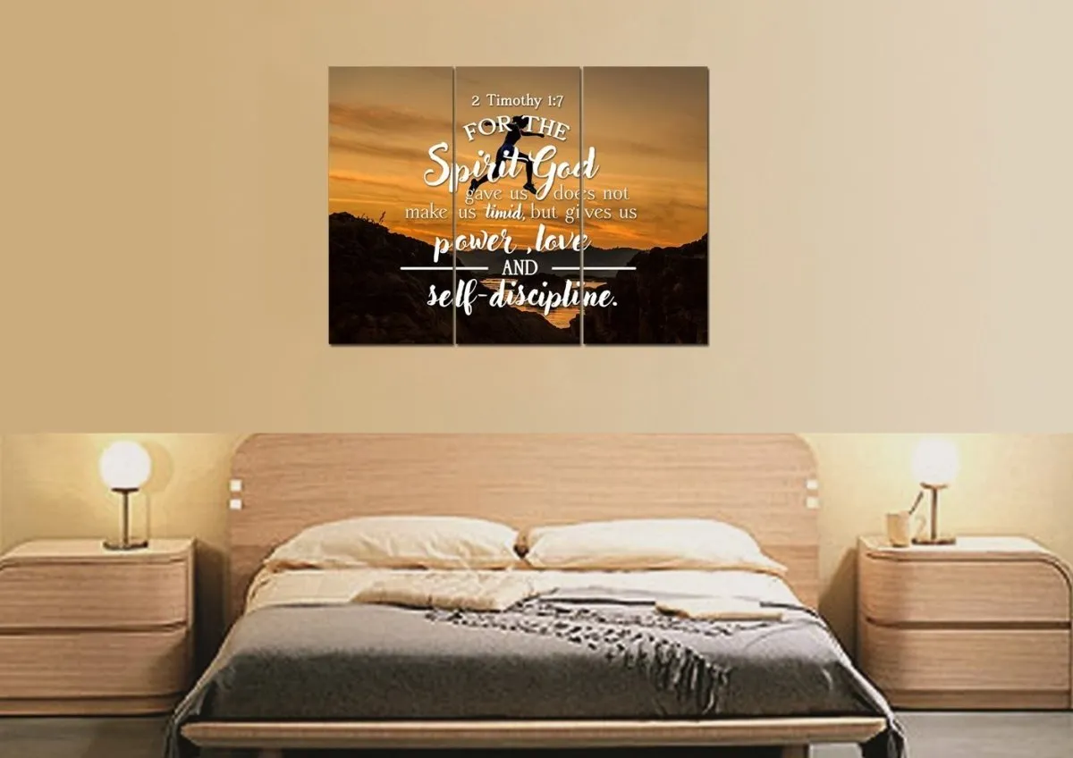 2 Timothy 17 Canvas Wall Art Print - Christian Canvas Wall Art