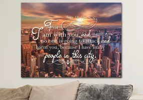 Acts 1810 Canvas Wall Art Print - Christian Canvas Wall Art