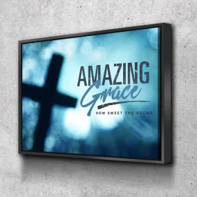 Backdrop Amazing Grace Wall Art & Decor - Christian Canvas Wall Art