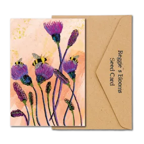 Bee Friendly Wildflower Plantable Seed Greeting Card