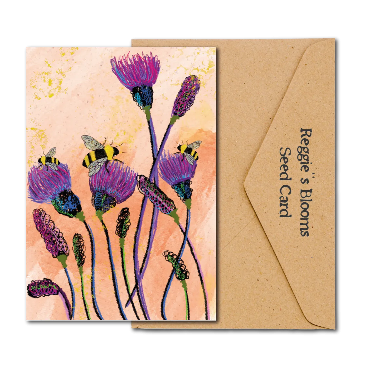 Bee Friendly Wildflower Plantable Seed Greeting Card