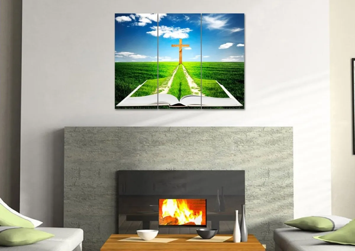 Bible Leads To Salvation Wall Art - Christian Canvas Wall Art