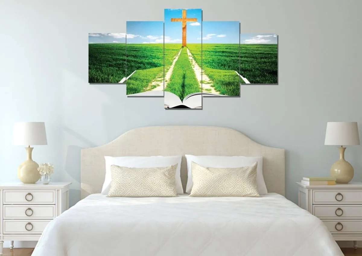 Bible Leads To Salvation Wall Art - Christian Canvas Wall Art