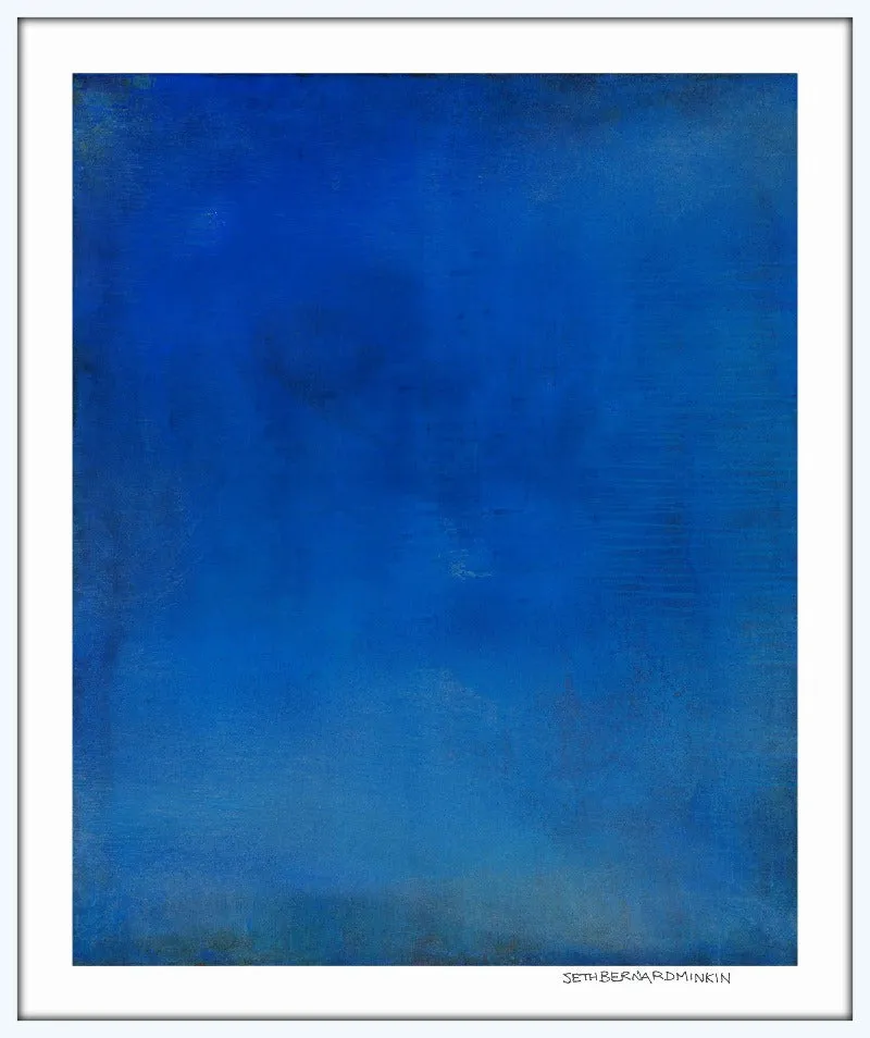 [big blue abstract][limited edition print by seth b minkin]