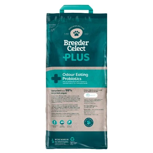 Breeder Celect Plus Probiotic Paper Cat Litter 10 Litre