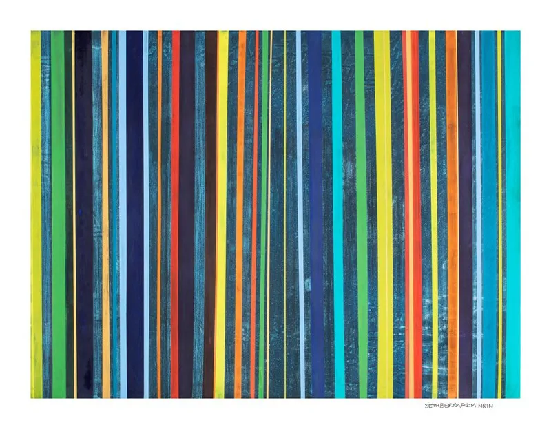 [bright stripes][limited edition print by seth b minkin]