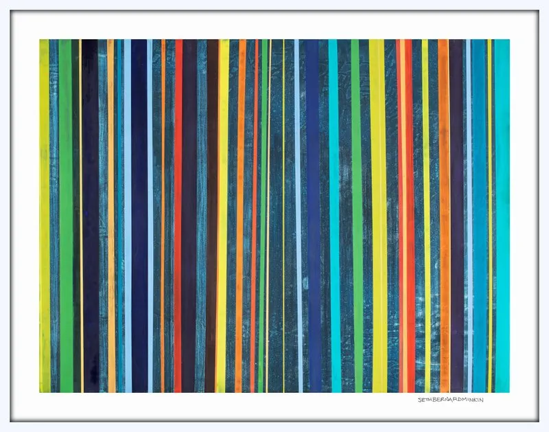 [bright stripes][limited edition print by seth b minkin]