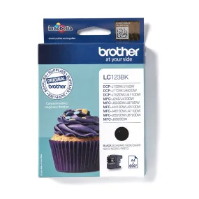 Brother LC123BK Ink Cartridge - Black | SBRO0597