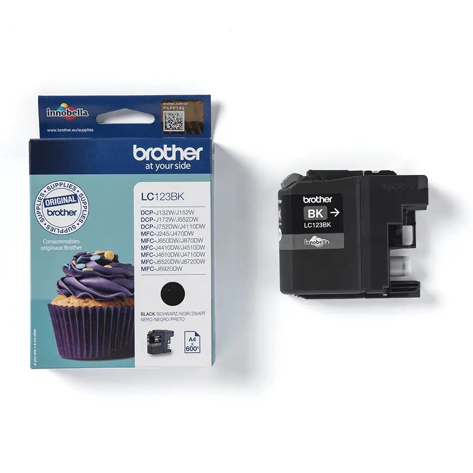 Brother LC123BK Ink Cartridge - Black | SBRO0597