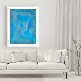 [cerulean dream abstract][limited edition print by seth b minkin]