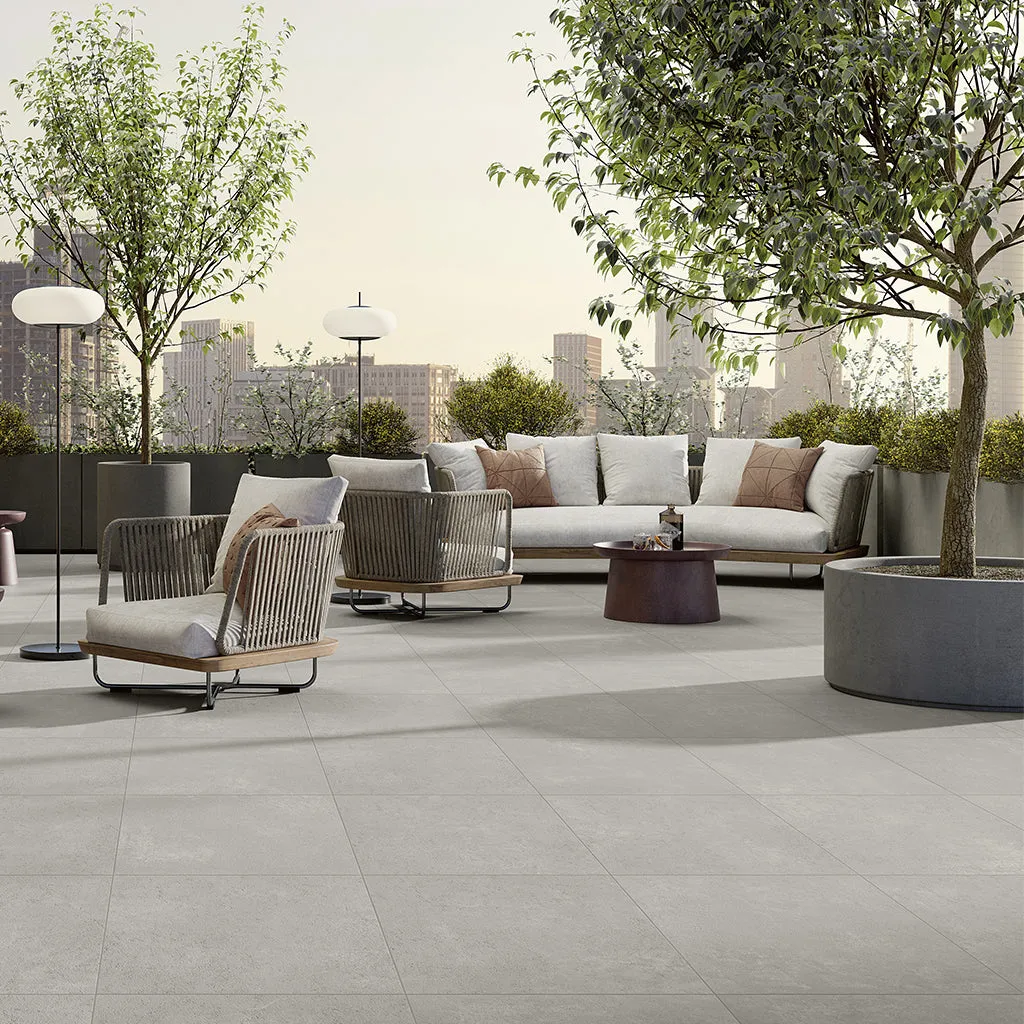 Classic Gray, 24" x 24" - 2CM Outdoor Porcelain Paver