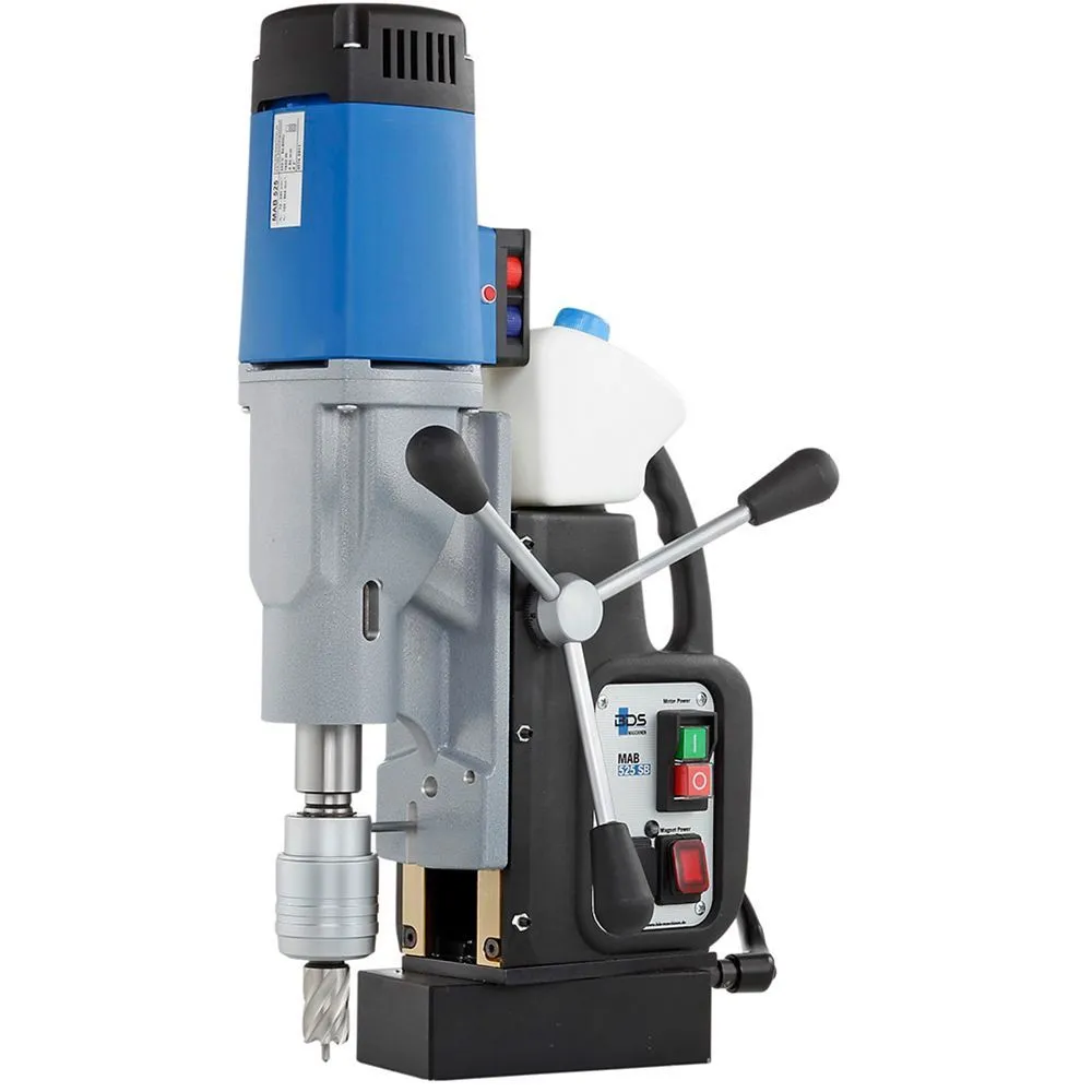 CS Unitec MAB 525 SB Adjustable Base Magnetic Drill | 2-1/2" Dia. Hole Cutting Capacity | Variable Speed, Variable Torque, Reversible, Large Stroke