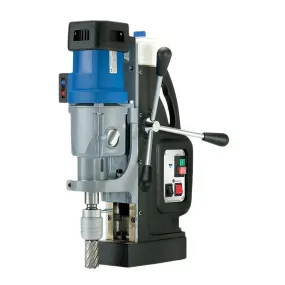 CS Unitec MAB 845 Magnetic Drill with Adjustable Base | 4-1/16" | Variable Speed through 4-Gears, Variable Torque, Power Assist, Reversible Motor, Large Stroke