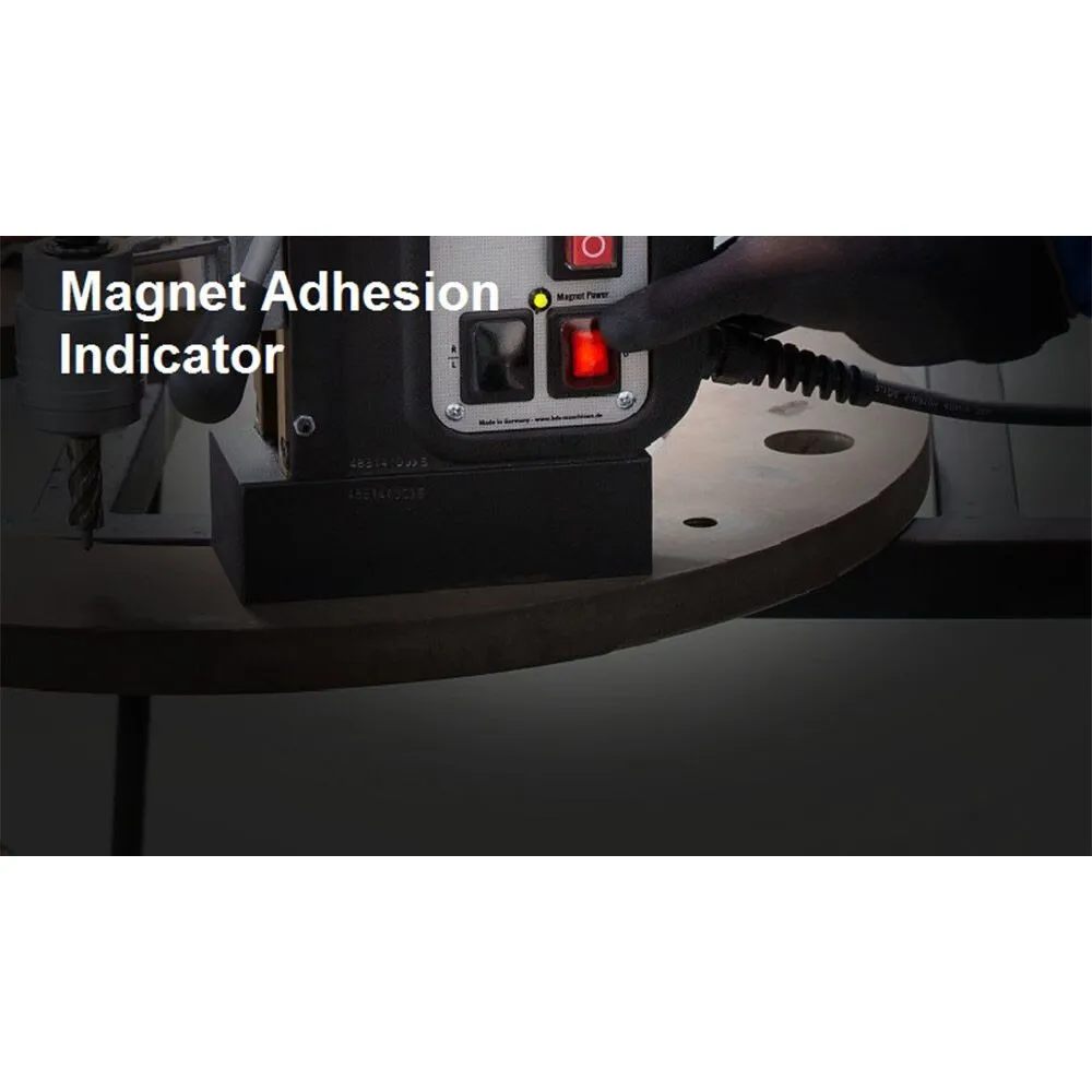 CS Unitec MAB 845 Magnetic Drill with Adjustable Base | 4-1/16" | Variable Speed through 4-Gears, Variable Torque, Power Assist, Reversible Motor, Large Stroke