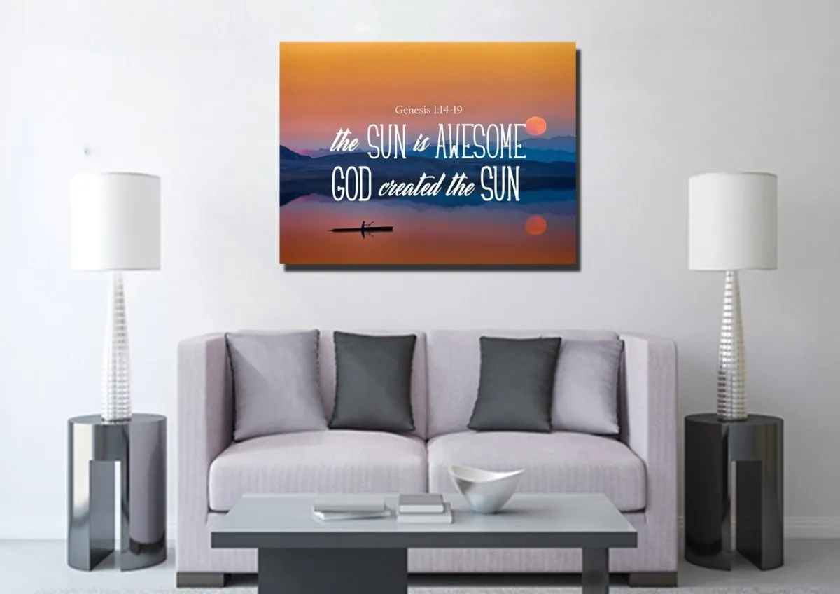 Genesis 114-19 Wall Art Canvas Print - Christian Canvas Wall Art