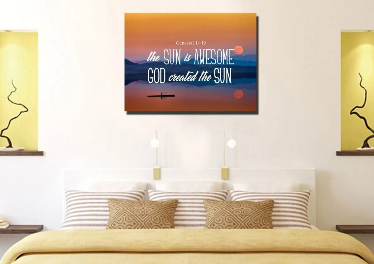 Genesis 114-19 Wall Art Canvas Print - Christian Canvas Wall Art