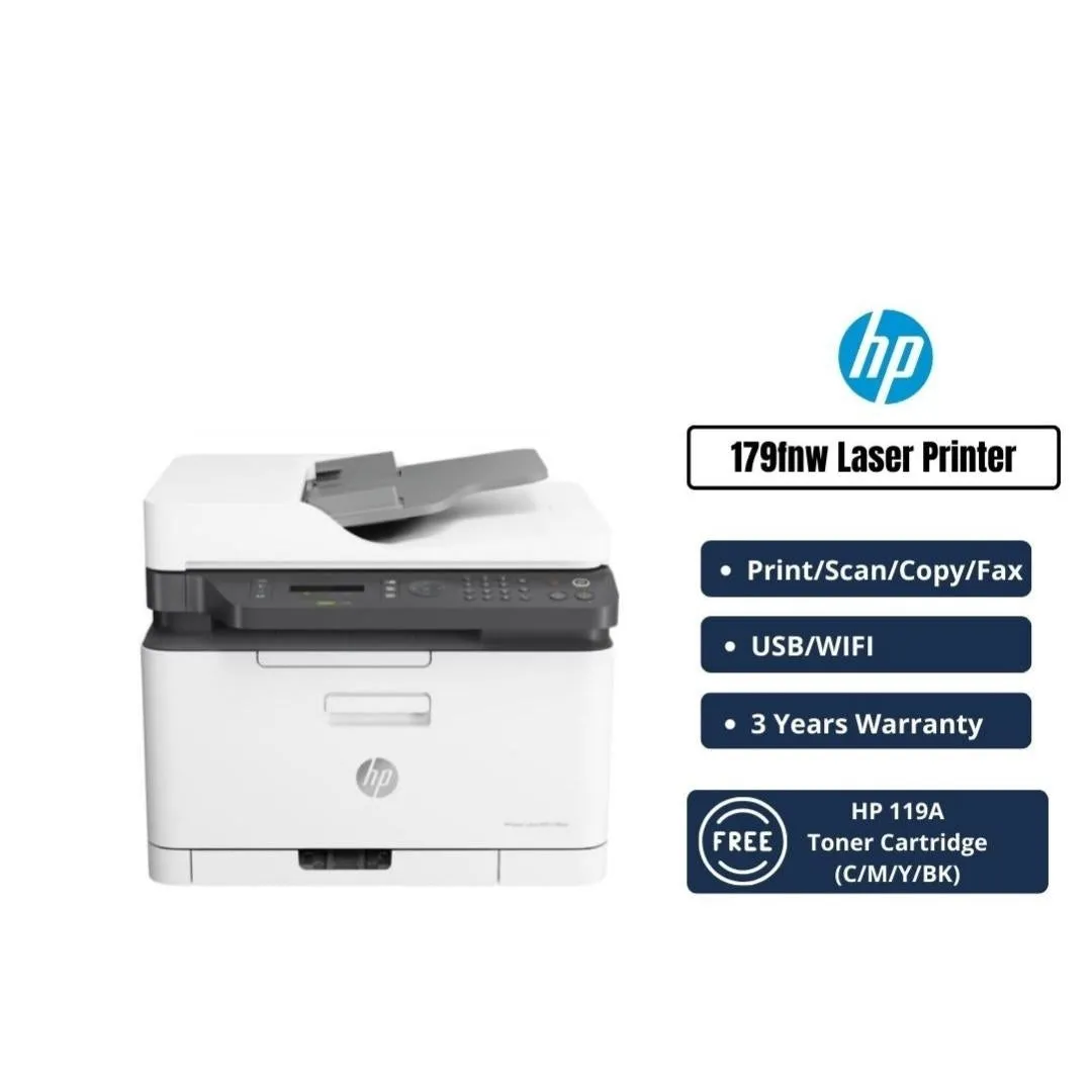 HP Laserjet Pro Color 179fnw Printer