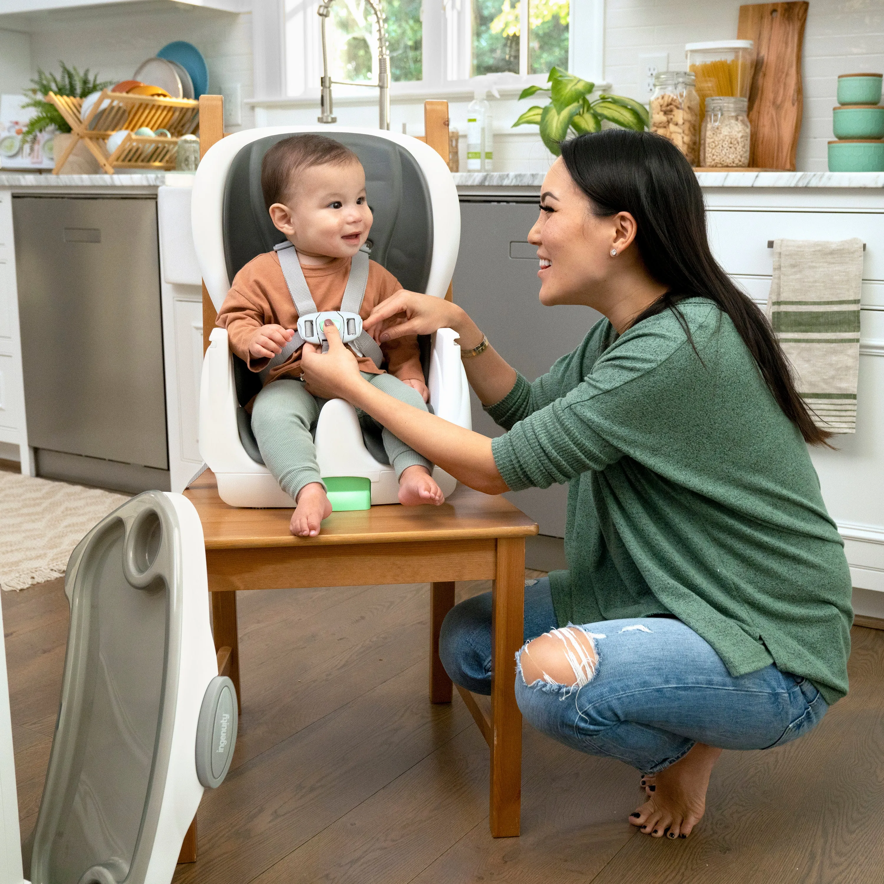 Ingenuity Full Course SmartClean 6-in-1 High Chair  Slate