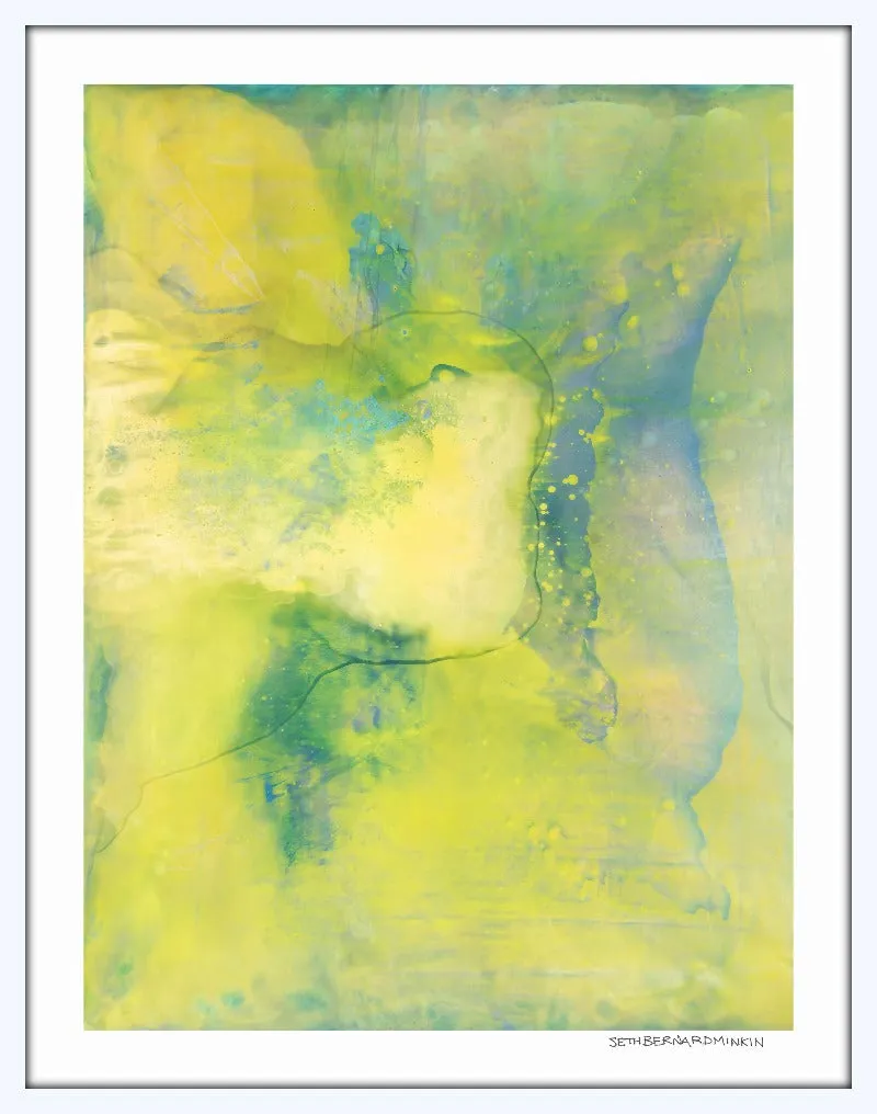 [into the blue abstract][limited edition print by seth b minkin]