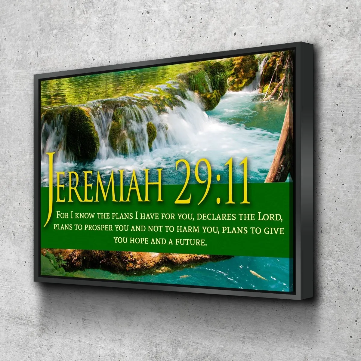 Jeremiah 2911 Niv #11 Bible Verse Canvas Wall Art - Christian Canvas Wall Art