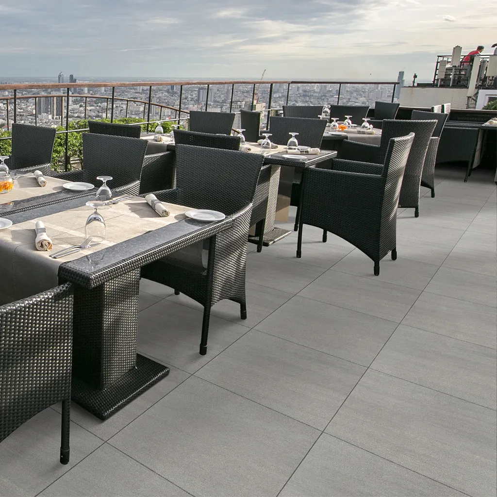 Metropolis Gray, 24" x 24" - 2CM Outdoor Porcelain Paver