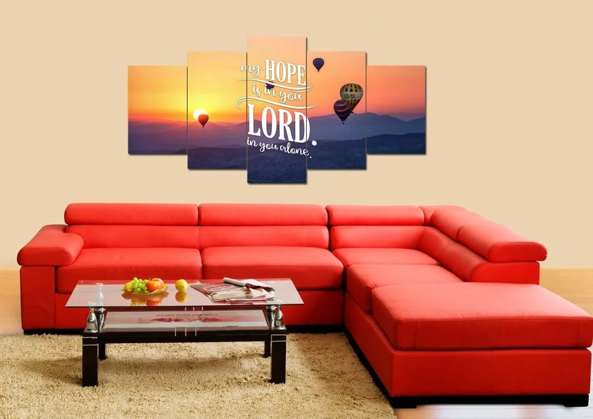 My Hope Is In You Lord In You Alone Wall Art Canvas Print - Christian Canvas Wall Art