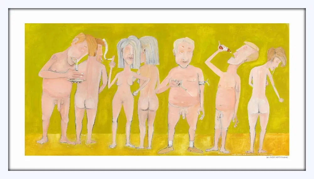 [naked people doing drugs][limited edition print by seth b minkin]