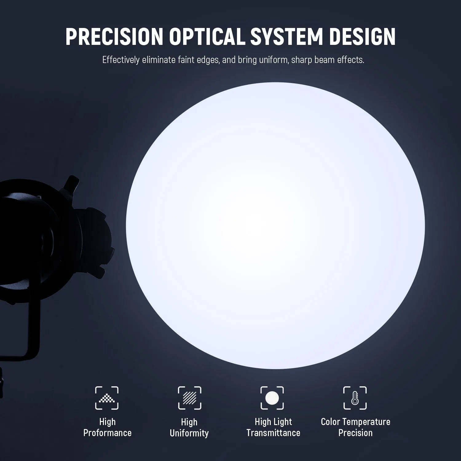 NEEWER LS-39 Spotlight Snoot With 20° Projection Lens