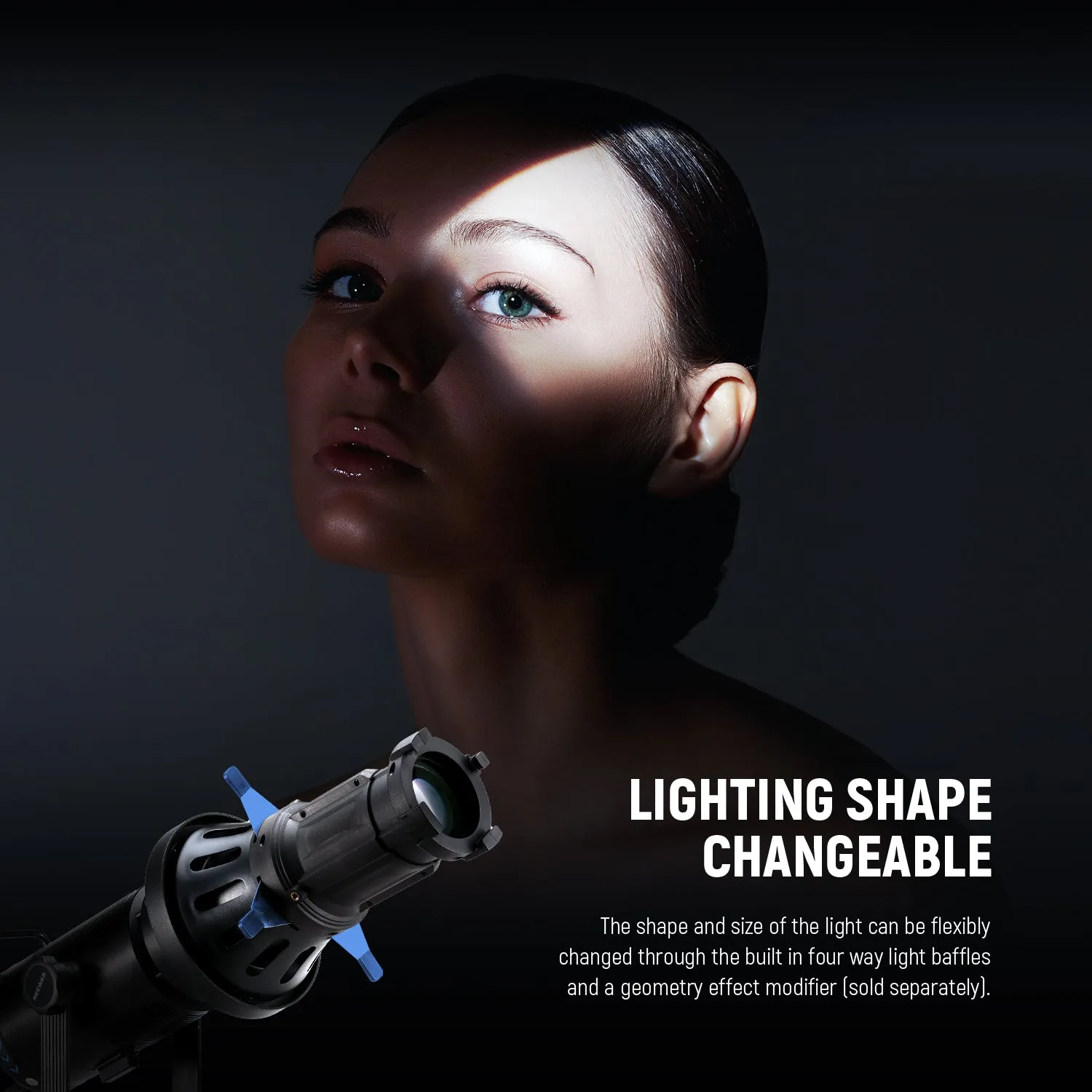 NEEWER LS-39 Spotlight Snoot With 20° Projection Lens