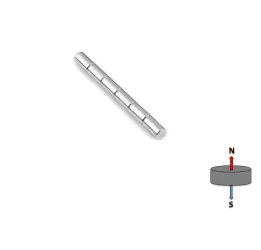 Neodymium Cylinder Magnet - 5mm x 8mm | N35