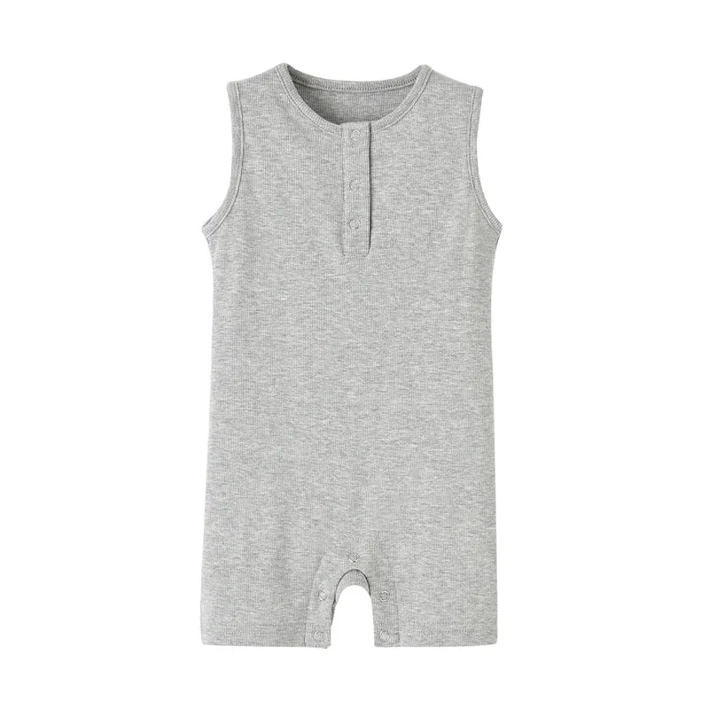 Organic Cotton Sleeveless Jumpsuit Outfit