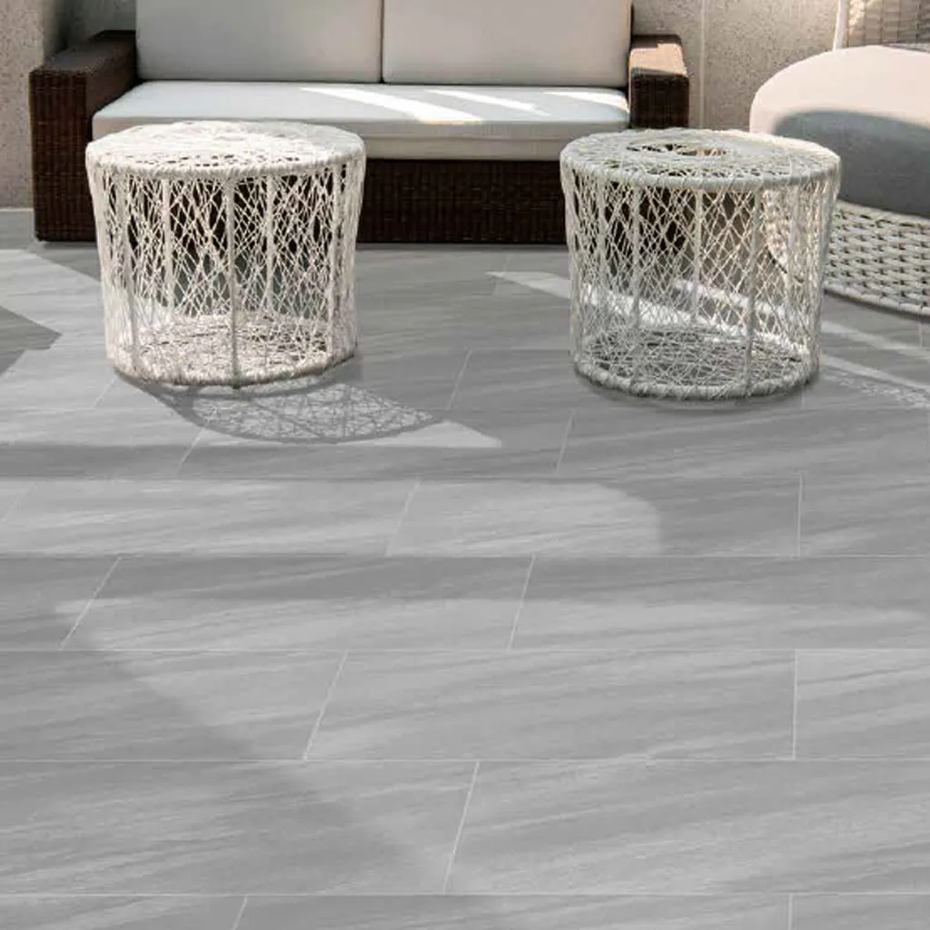 Pillar Gray, 16" x 32" - 2CM Outdoor Porcelain Paver