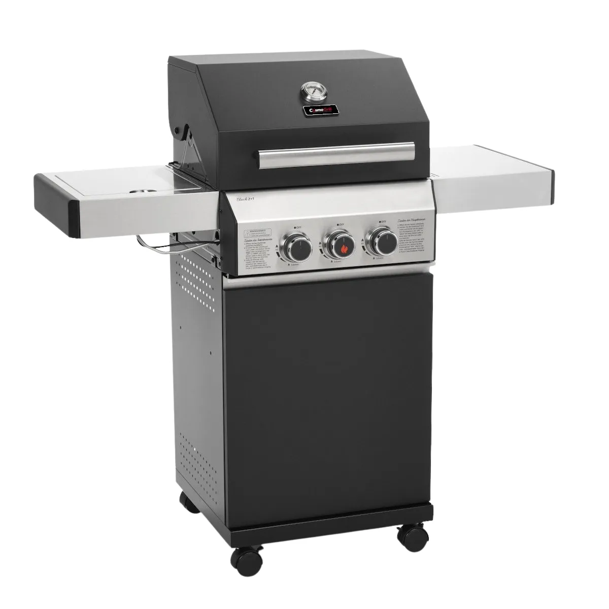 Premium Black 2 1 Gas Barbecue