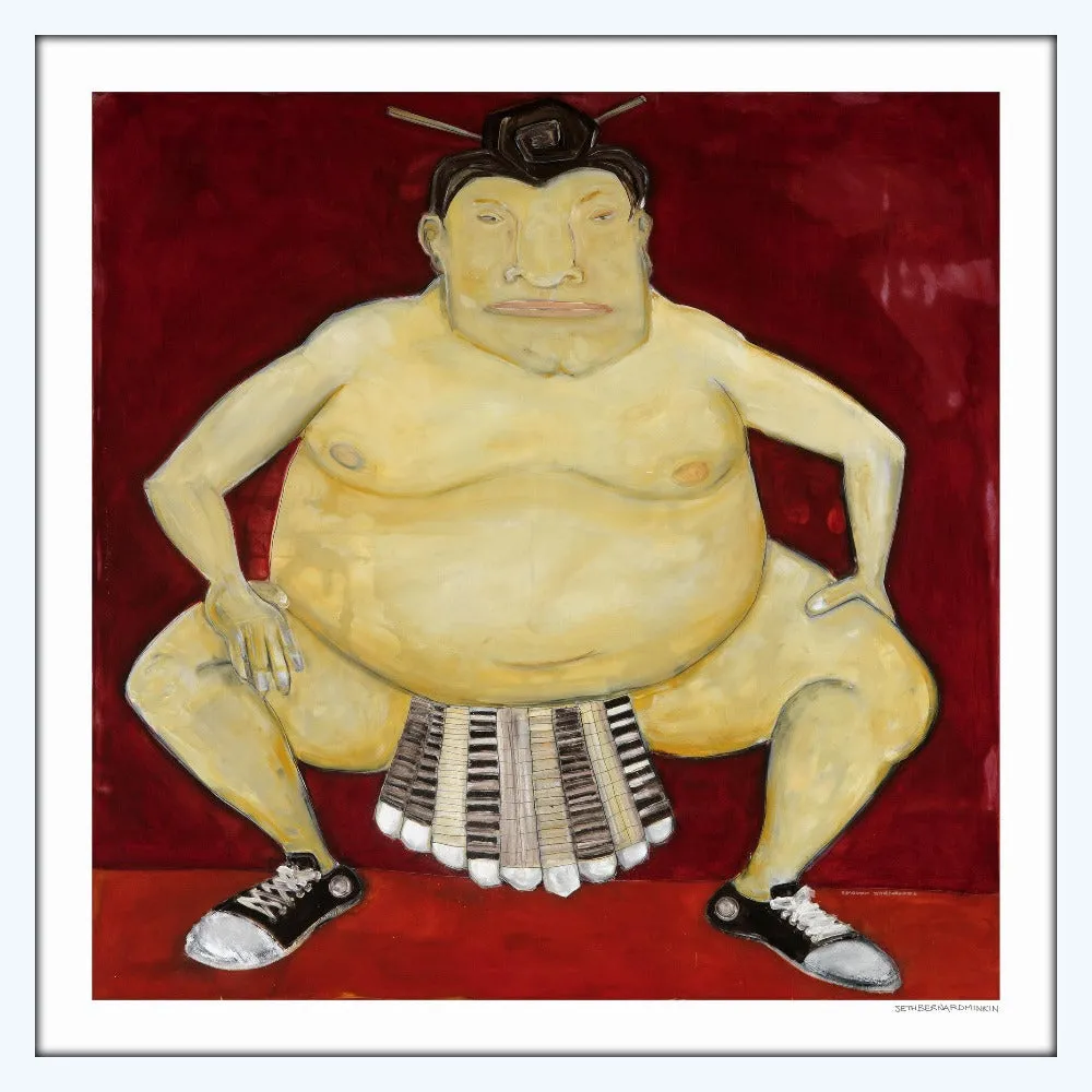 Exclusive Limited Edition Sumo Print - Premium Art Piece for Collectors