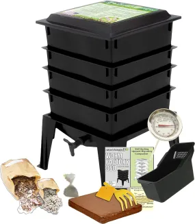 US Made Composting System for Recycling Food Waste at Home