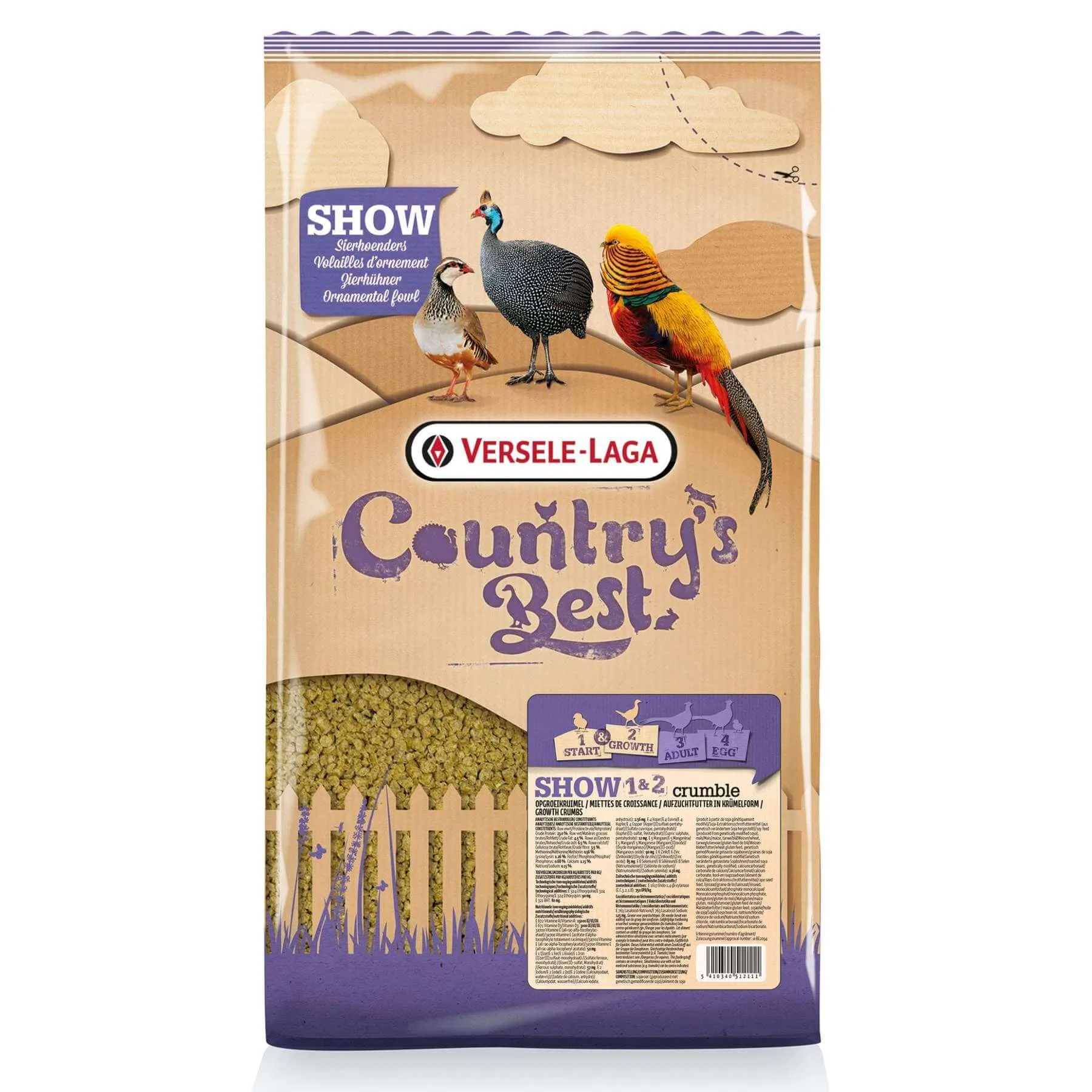 Versele-Laga Countrys Best Show 1 & 2 Starter Crumble 5kg