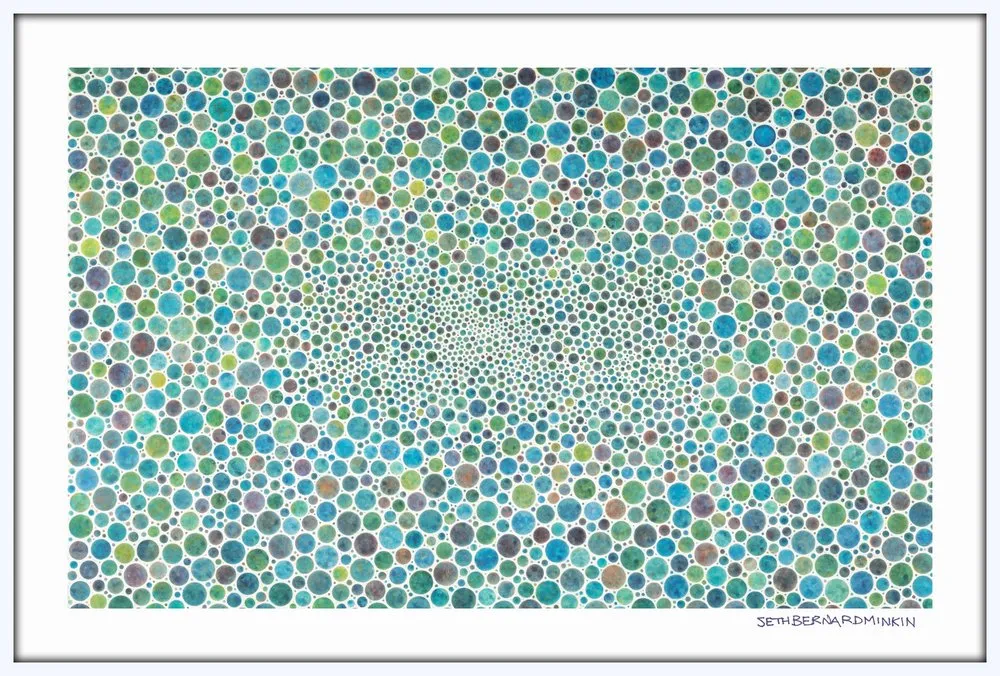 [white circles xl][limited edition print by seth b minkin]